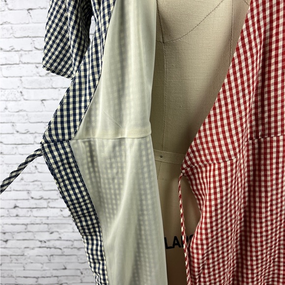 Roolee | Plaid Wrap Dress Playful Pattern Play, size XXS - Picture 10 of 11